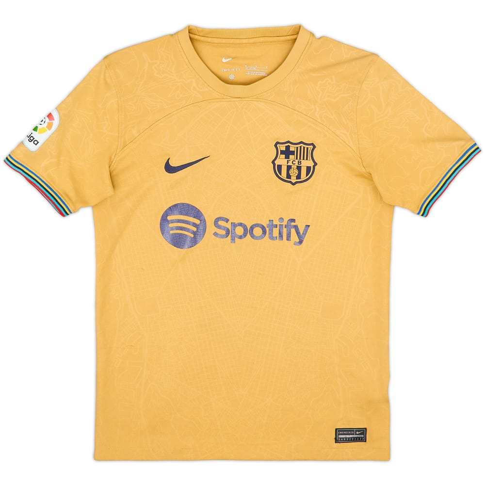 2022-23 Barcelona Away Shirt - 5/10 - (10-11 Years)