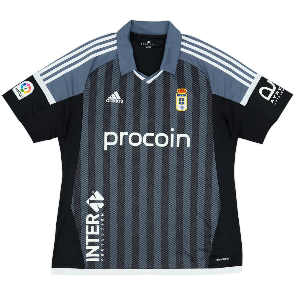 Camiseta de visitante del Real Oviedo 2016-17 - 8/10 - (XL)