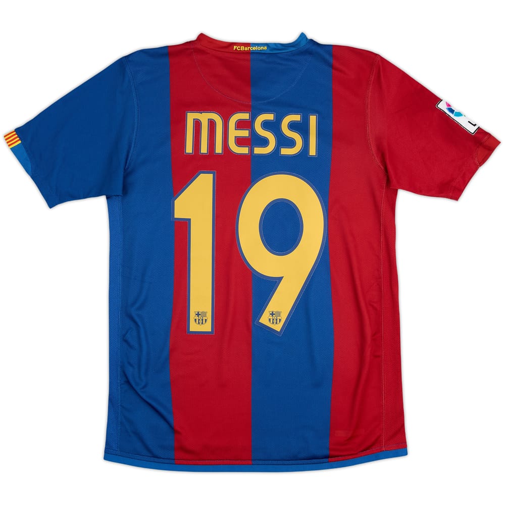 2006-07 Barcelona Home Shirt Messi #19 - 8/10 - (12-13 Years)