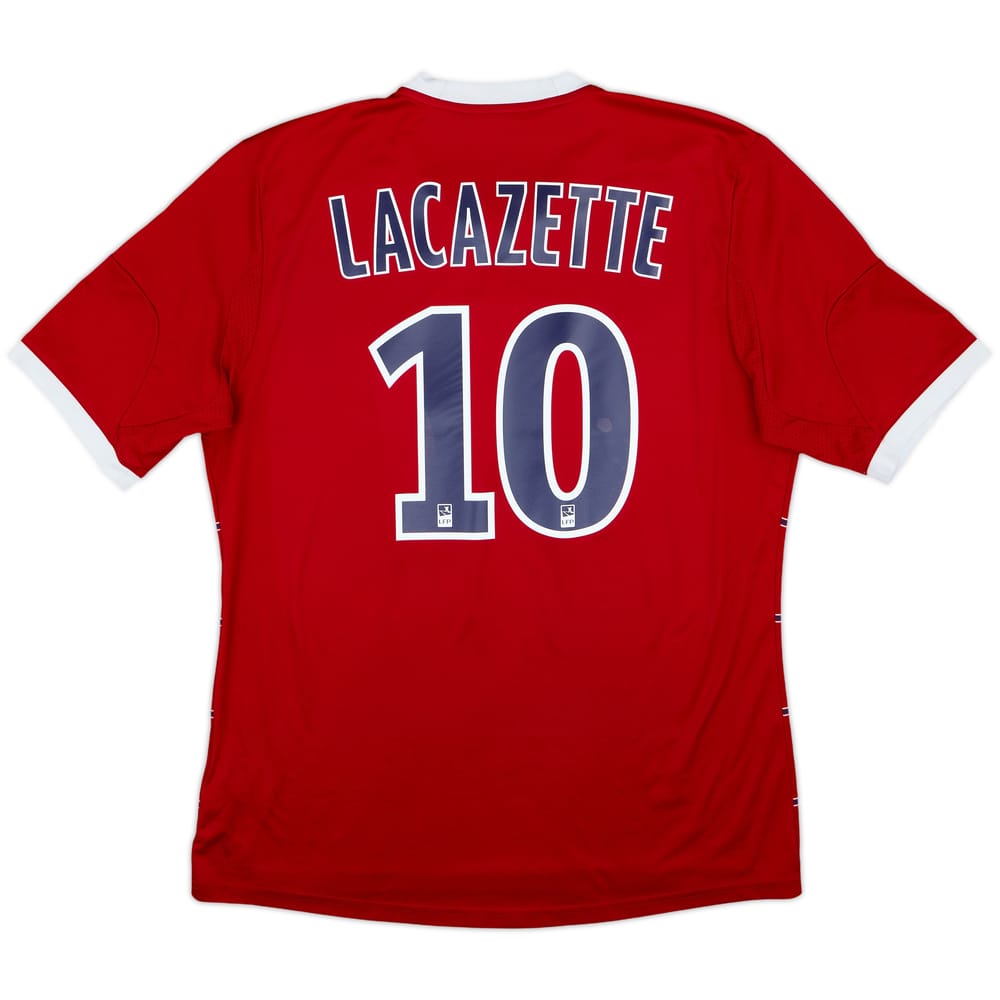 2013-14 Lyon Away Shirt Lacazette #10 - 4/10 - (L)