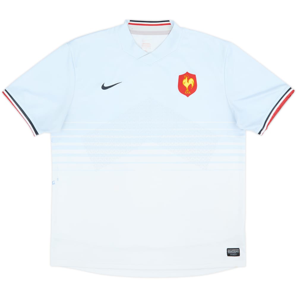 2011-12 France Rugby Away Shirt - 4/10 - (L)