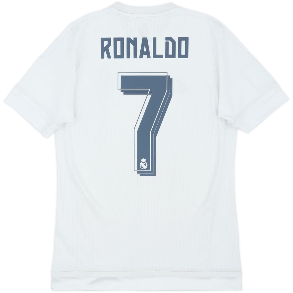 2015-16 Real Madrid Home Shirt Ronaldo #7 - 5/10 - (S)