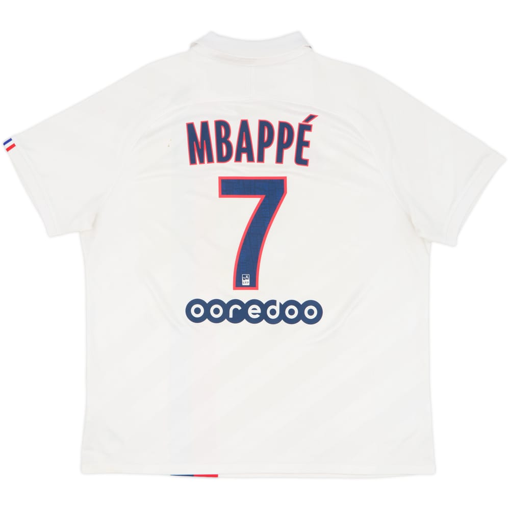 2019-20 Paris Saint-Germain Third Shirt Mbappe #7 - 4/10 - (XL)