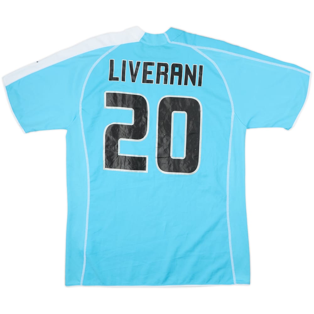 2005-06 Lazio Match Issue Home Shirt Liverani #20