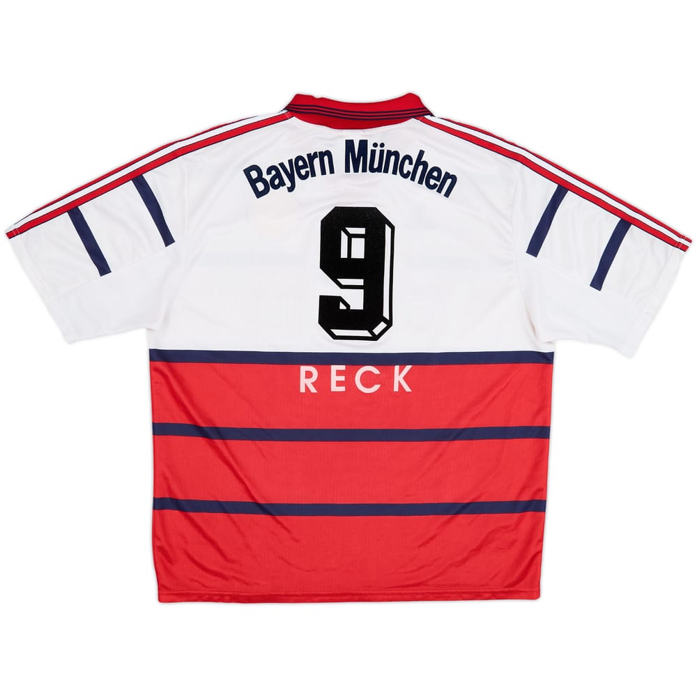 1998-00 Bayern Munich Away Shirt Reck #9 - 8/10 - (XL)