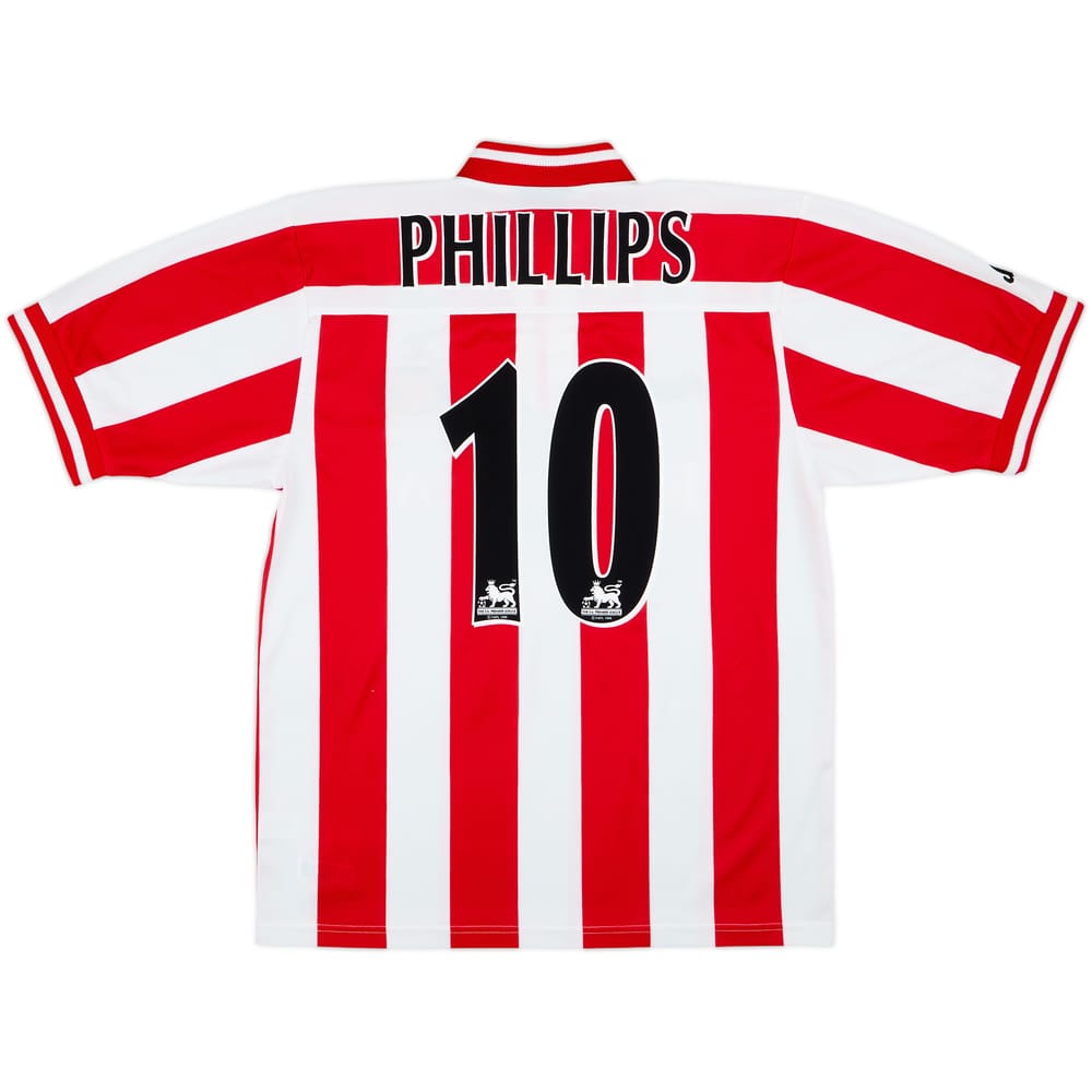 1999-00 Sunderland Home Shirt Phillips #10 - 8/10 - (M)
