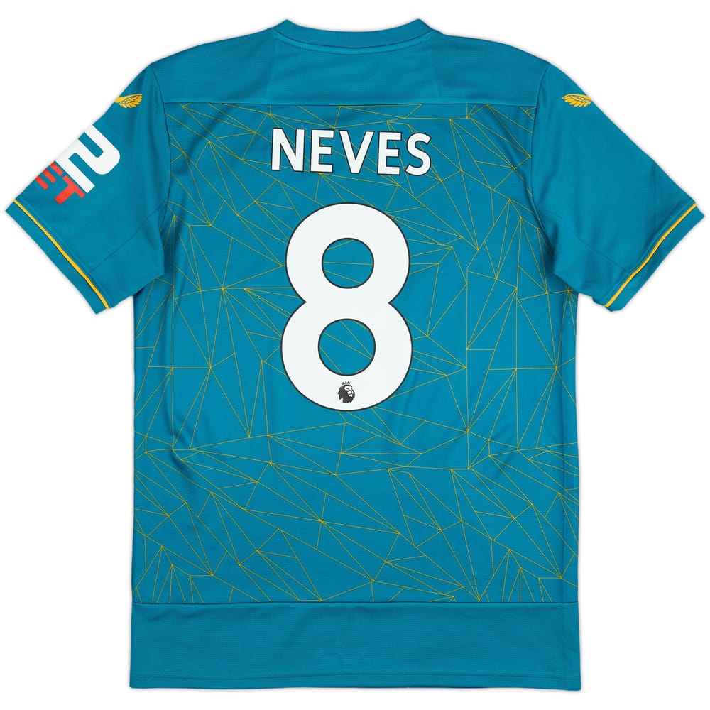 2022-23 Wolves Away Shirt Neves #8 - 9/10 - (M)
