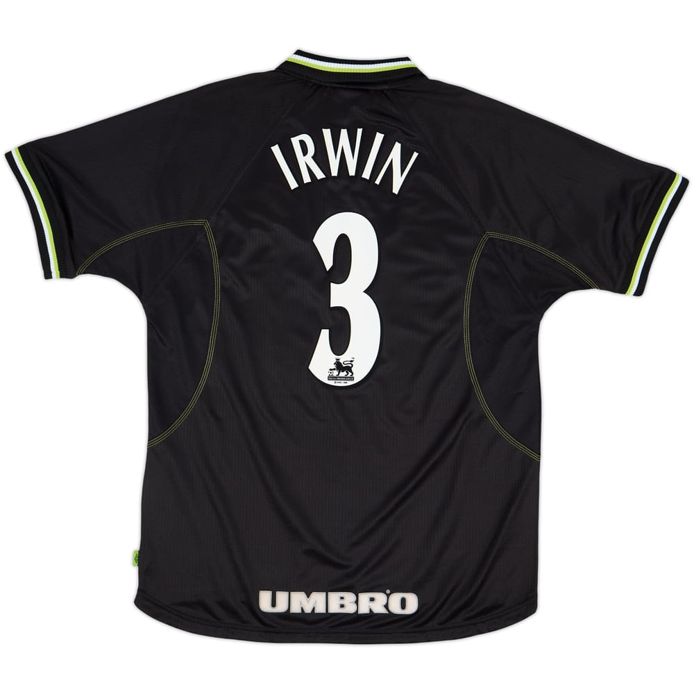 1998-99 Manchester United Third Shirt Irwin #3 - 10/10 - (L)
