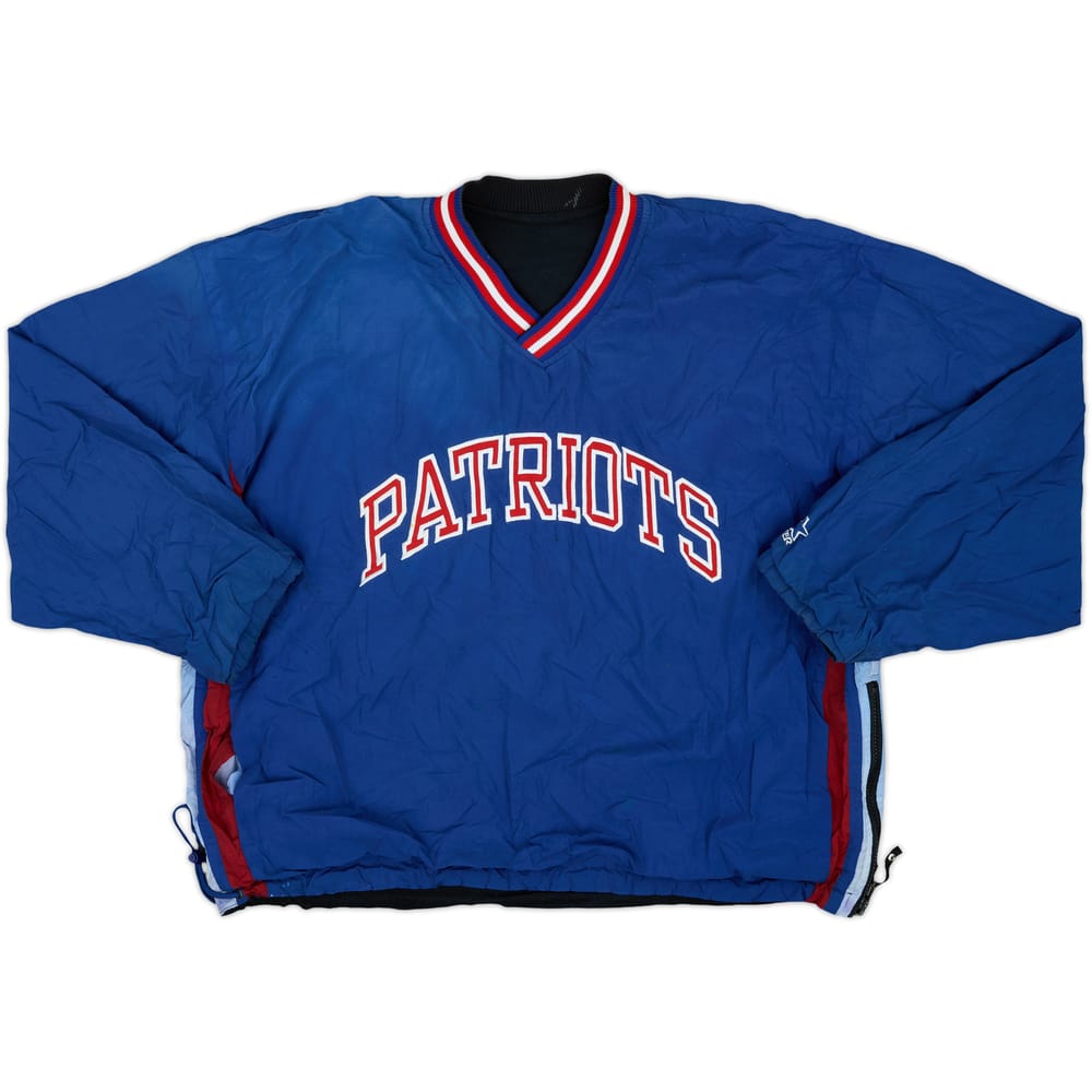 1993-99 New England Patriots Starter Reversible Pullover Jacket - 5/10 - (L)