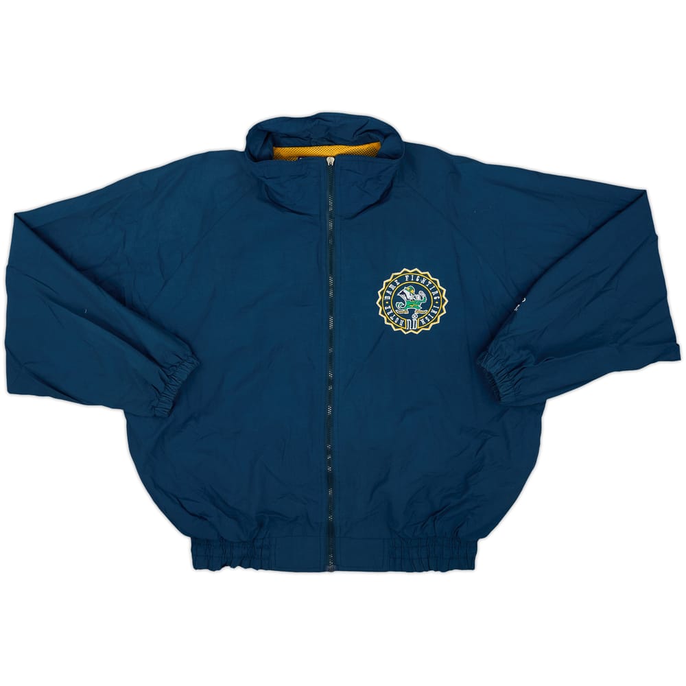 1996-99 Notre Dame Fighting Irish Logo Athletic Rain Jacket - 8/10 - (L)