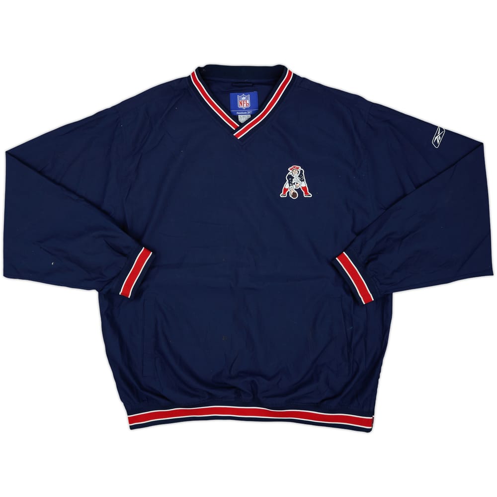 2005-06 New England Patriots Reebok Pullover Jacket - 6/10 - (XL)