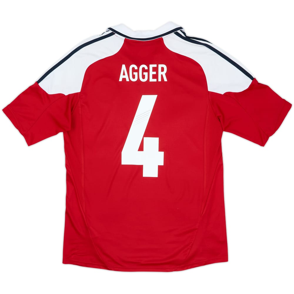 2012-13 Denmark Home Shirt Agger #4 - 8/10 - (S)