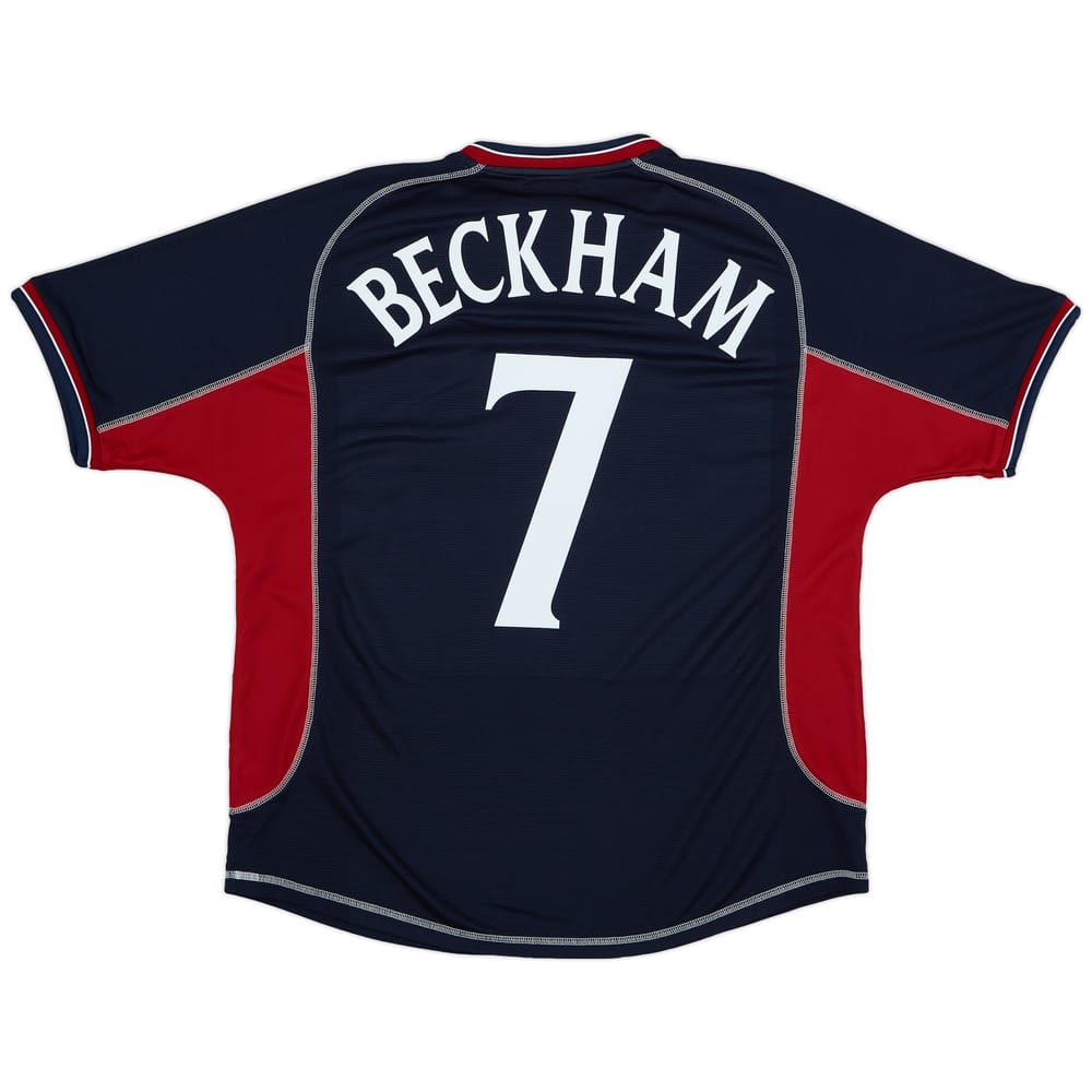 2000-01 Manchester United Third Shirt Beckham #7 - 8/10 - (XL)