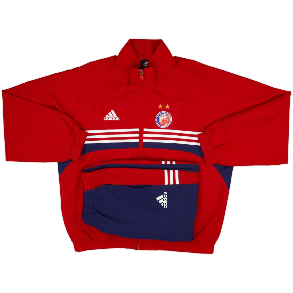2003-04 Red Star Belgrade adidas Tracksuit - 7/10 - (M)