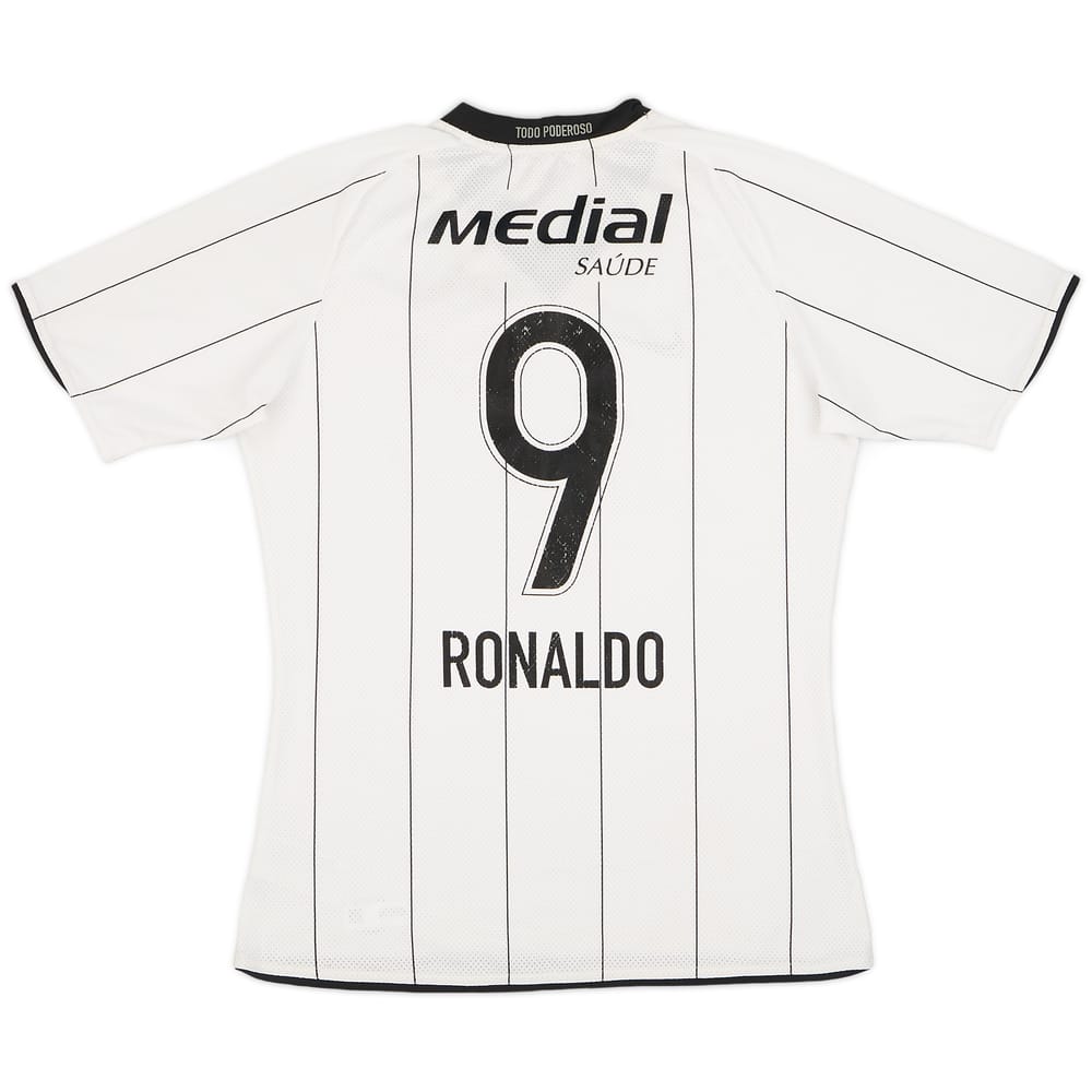2008 Corinthians Home Shirt Ronaldo #9 - 6/10 - (L)