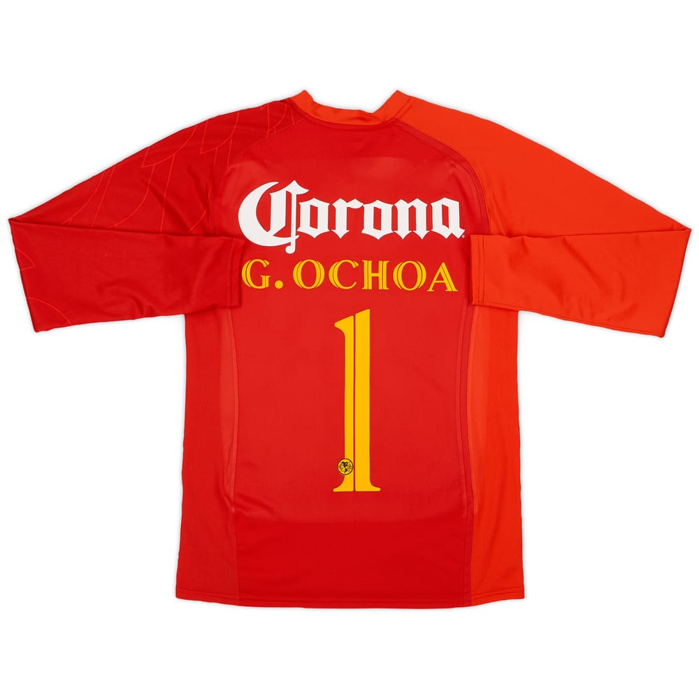 2007-08 Club America GK Shirt G. Ochoa #1 - 9/10 - (S)