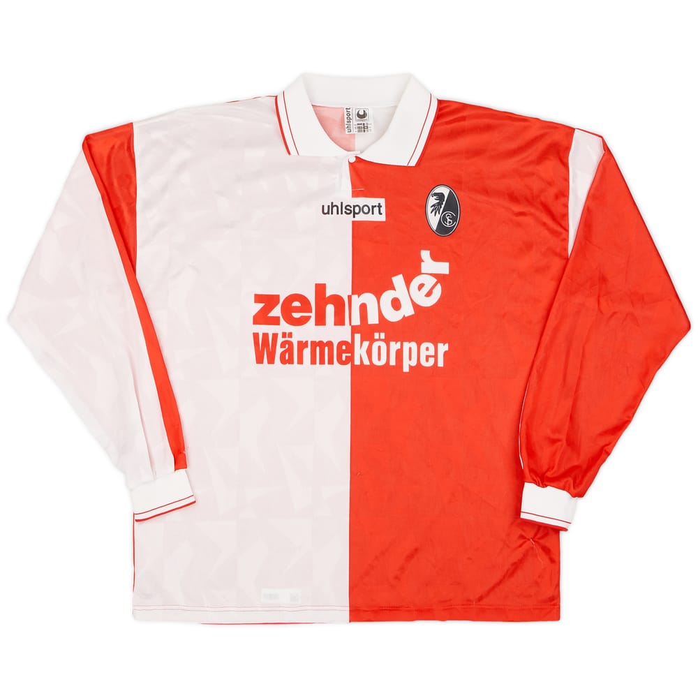 1996-97 Freiburg Away L/S Shirt - 8/10 - (XL)