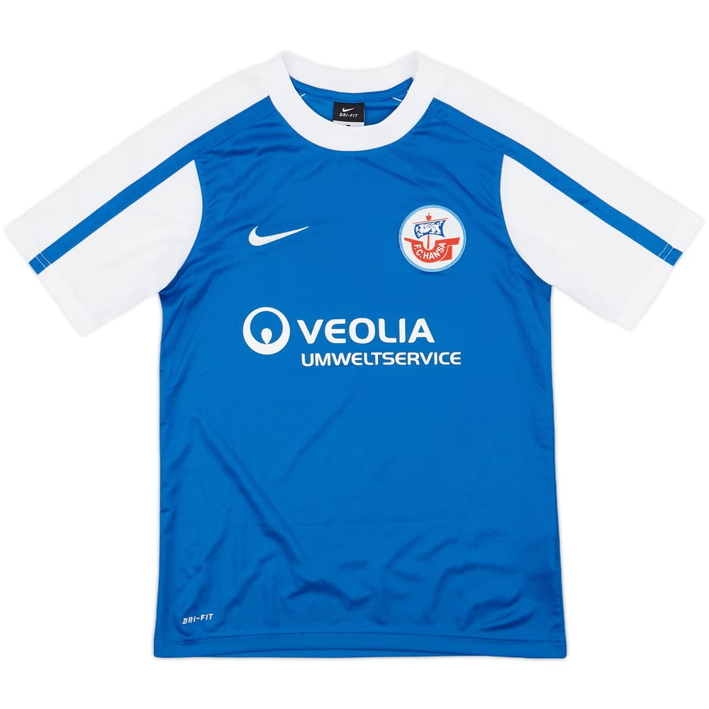 2011-12 Hansa Rostock Home Shirt - 10/10 - (M.Boys)