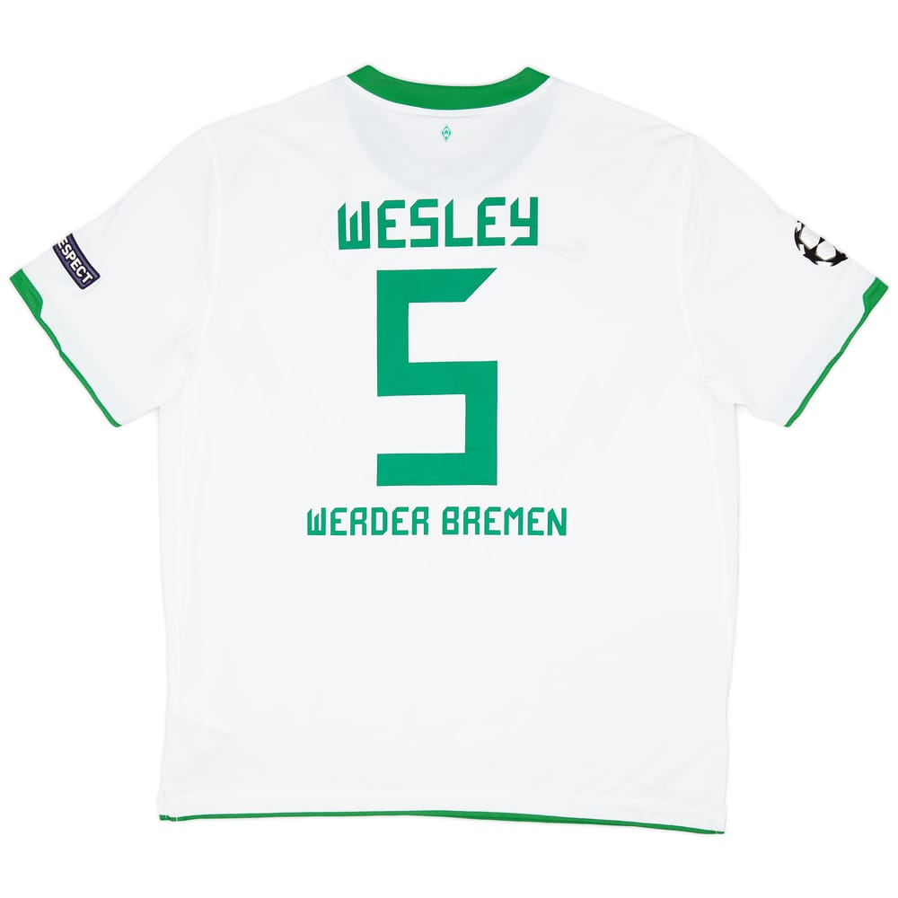 2010-11 Werder Bremen Away Shirt CL Wesley #5 - 10/10 - (XXL)