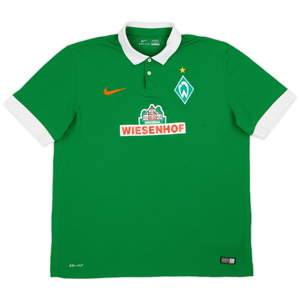 2014-15 Werder Bremen Home Shirt - 9/10 - (XL)