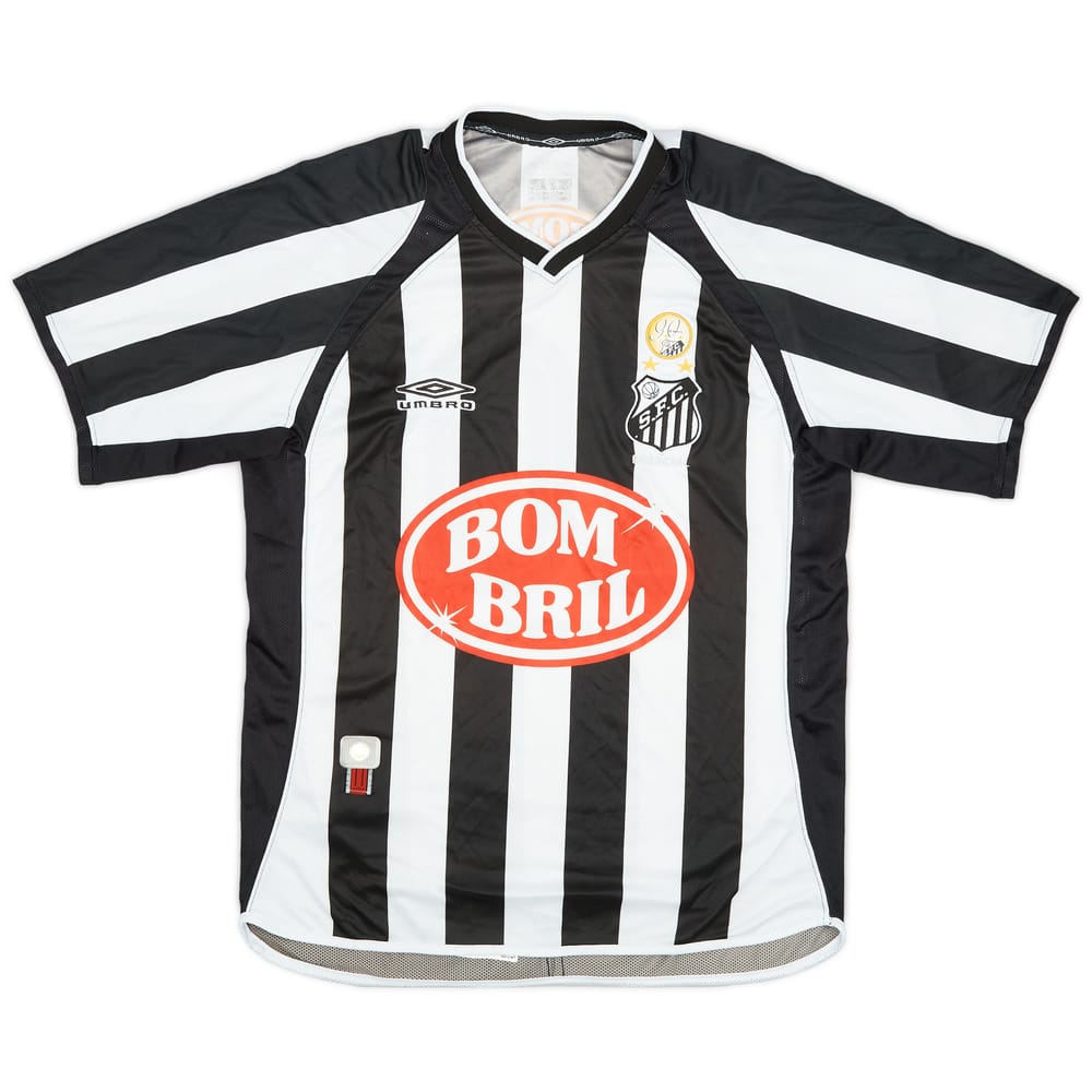 2002 Santos Away Shirt #10 - 8/10 - (M)