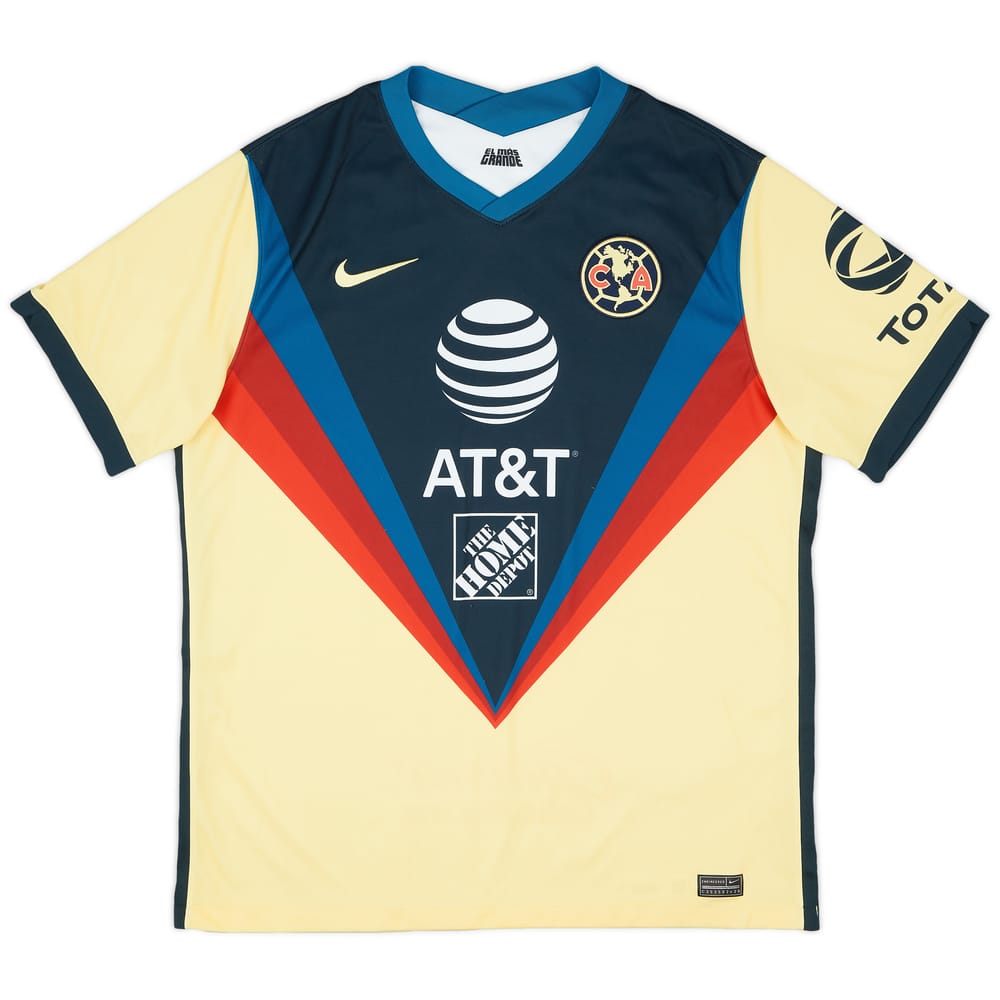 2020-21 Club America Home Shirt - 9/10 - (XL)