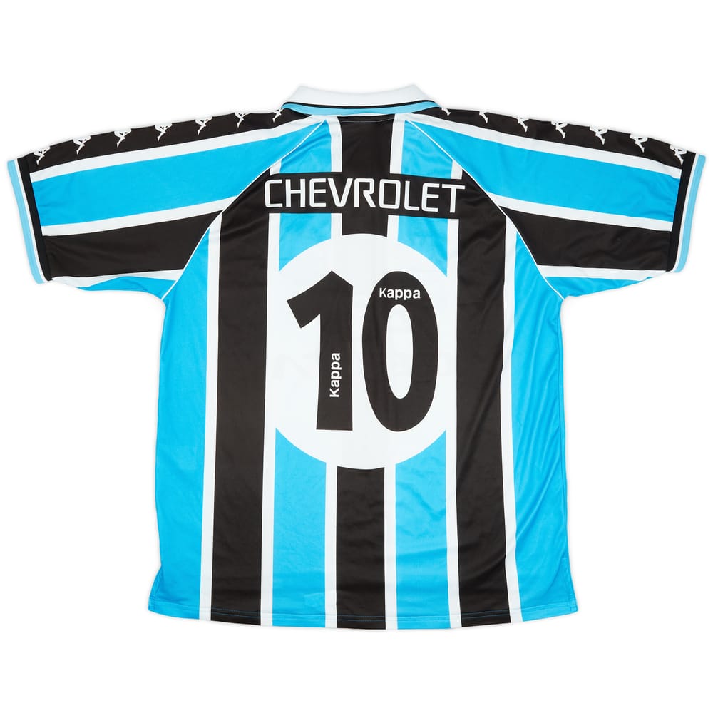 2000 Gremio Home Shirt #10 (Ronaldinho) - 9/10 - (XL)