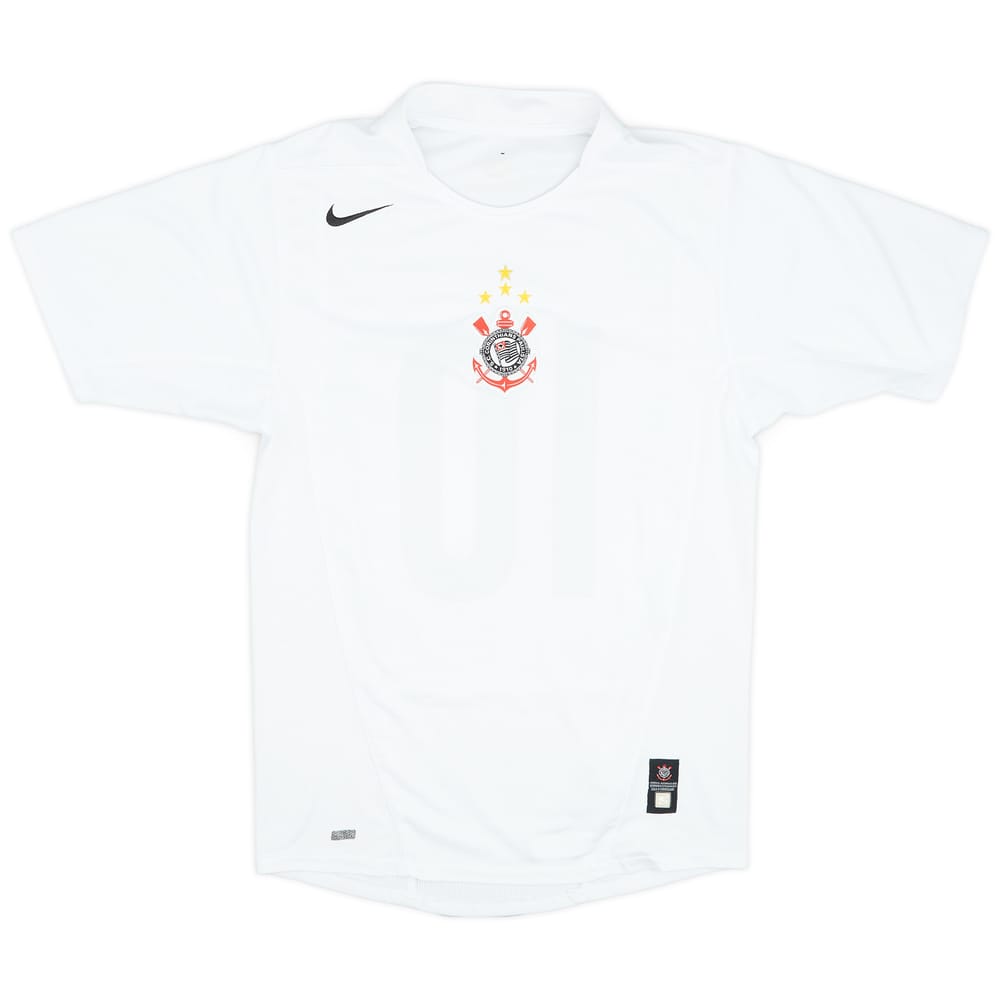 2004-05 Corinthians Home Shirt #10 (Tevez) - 7/10 - (S)