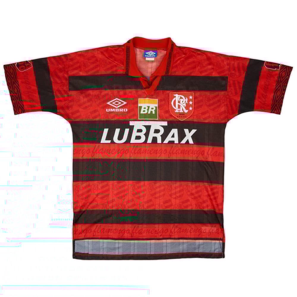 1995-96 Flamengo Centenary Home Shirt - 9/10 - (L)