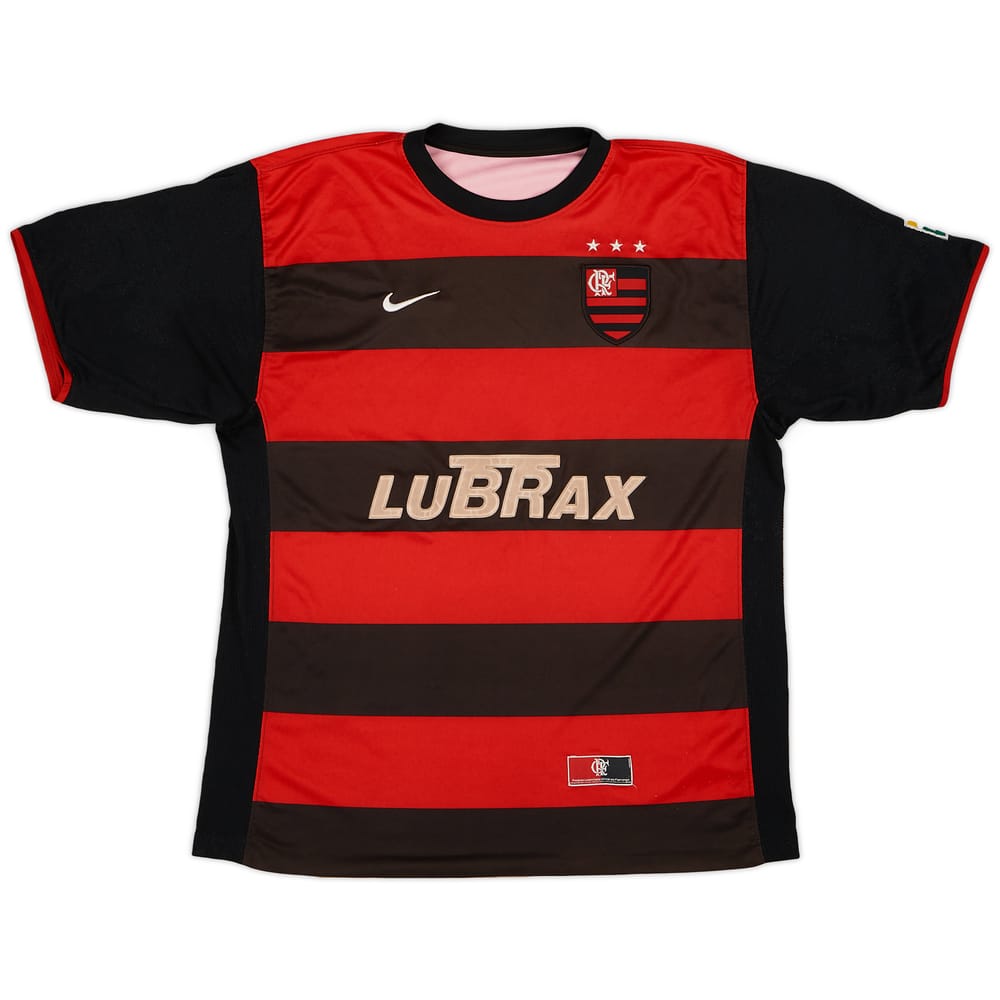 2000-02 Flamengo Home Shirt #8 - 7/10 - (L)