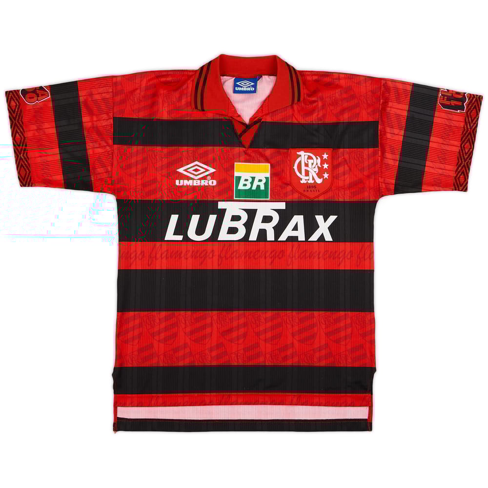 1995-96 Flamengo Centenary Home Shirt #11 - 9/10 - (L)