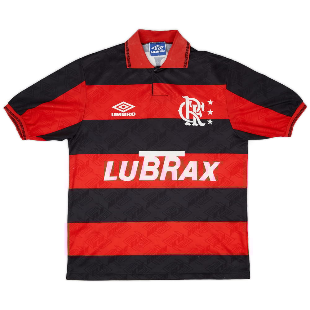 1992-93 Flamengo Home Shirt - 8/10 - (L)