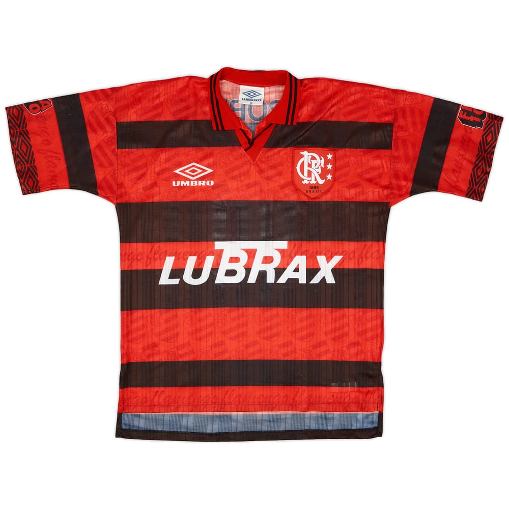 1995-96 Flamengo Centenary Home Shirt #10 - 9/10 - (L)
