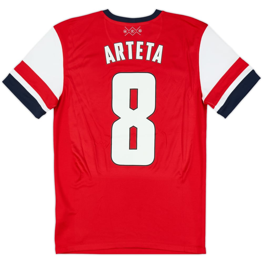 2012-14 Arsenal Home Shirt Arteta #8 - 8/10 - (S)