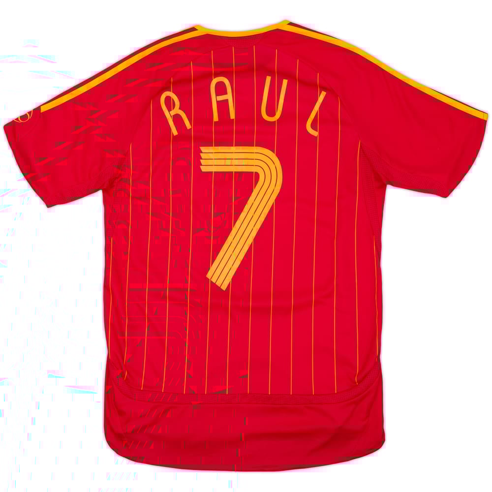 Camiseta de local de España 2006-08 Raul #7 - 6/10 - (S)