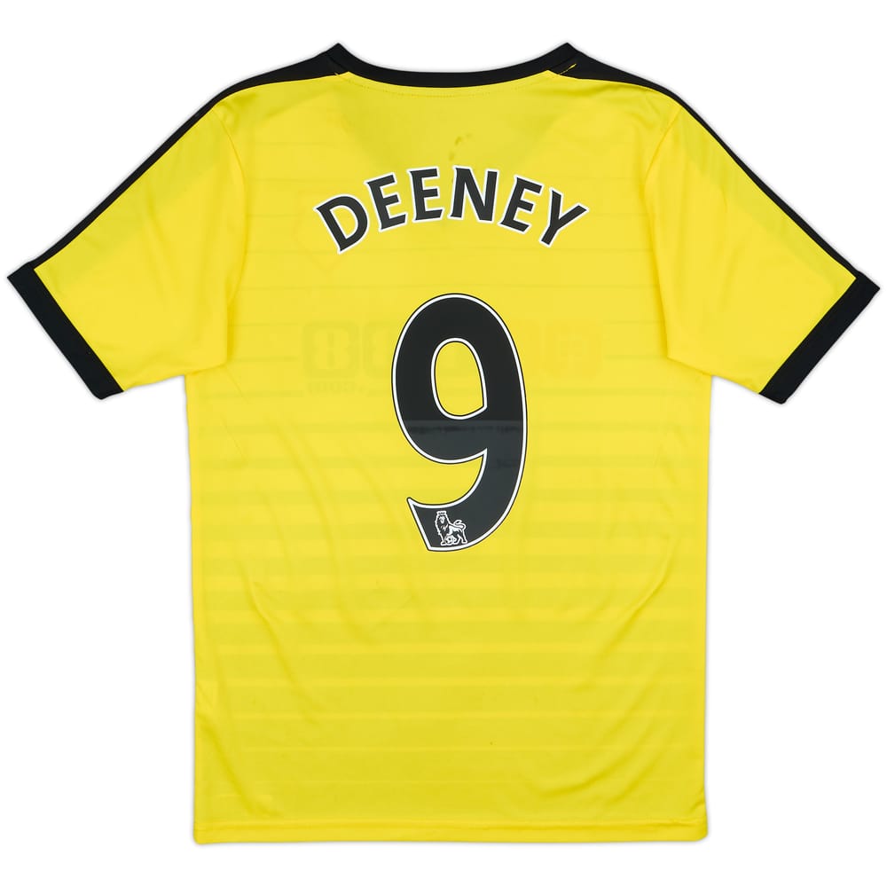 2015-16 Watford Home Shirt Deeney #9 - 4/10 - (S)