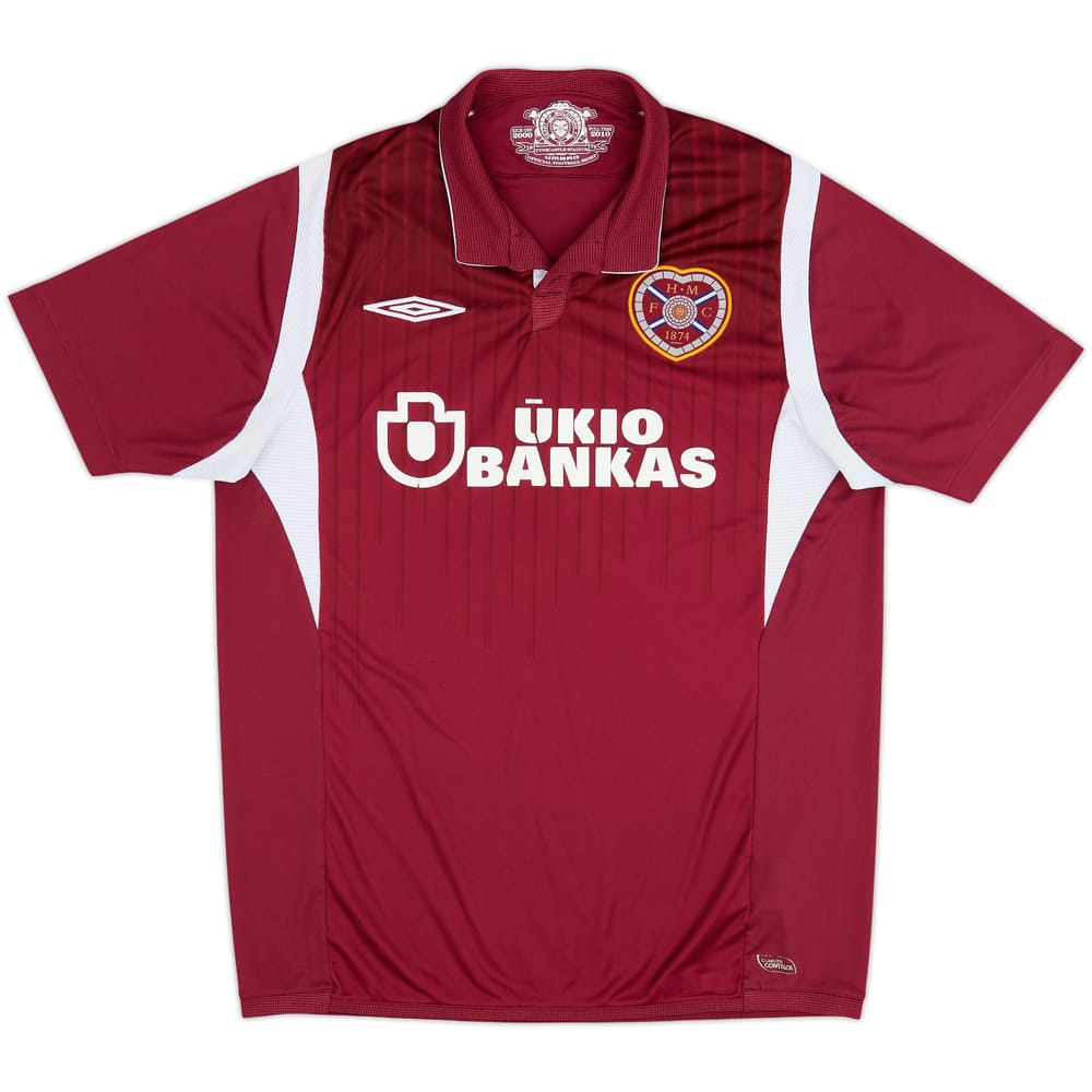 2009-10 Hearts Home Shirt - 5/10 - (M)