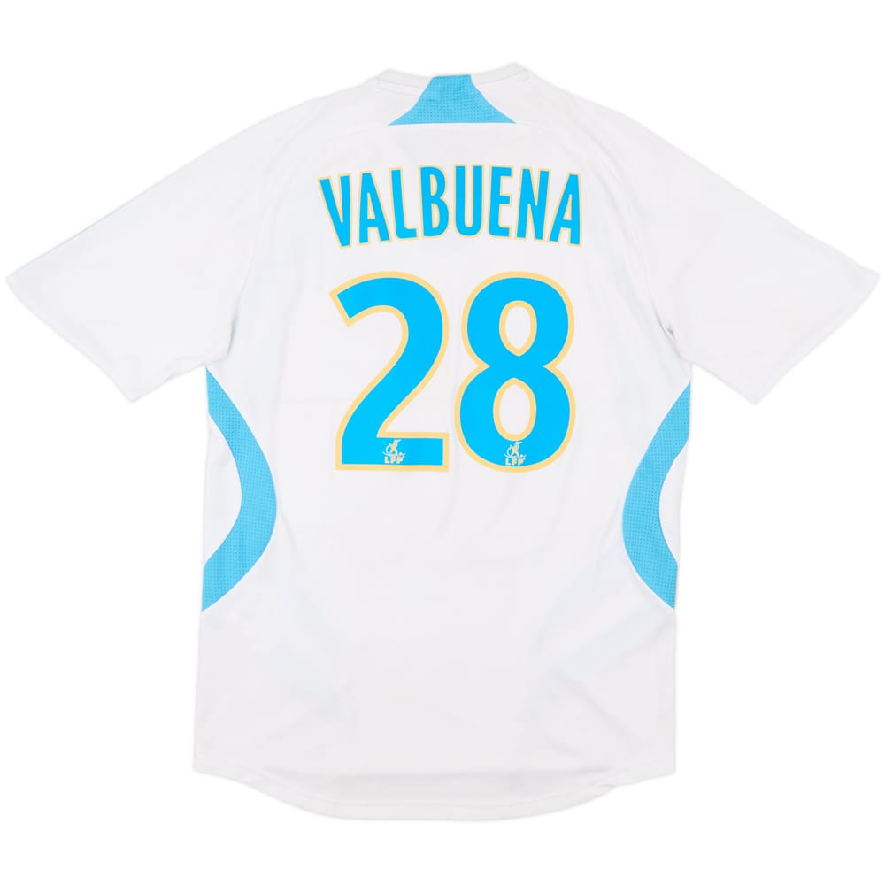 2007-08 Olympique Marseille Home Shirt Valbuena #28 - 7/10 - (S)