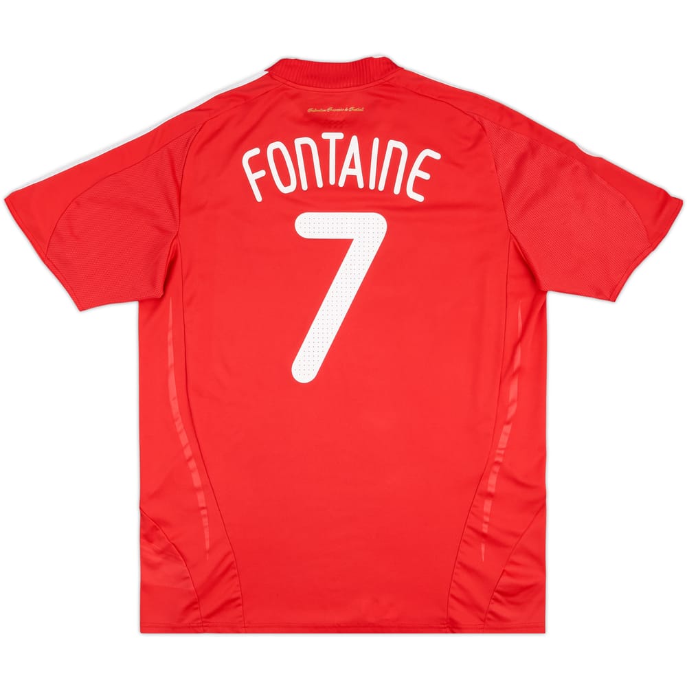 Camiseta de visitante de Francia 2007-08 Fontaine #7 - 5/10 - (XL)