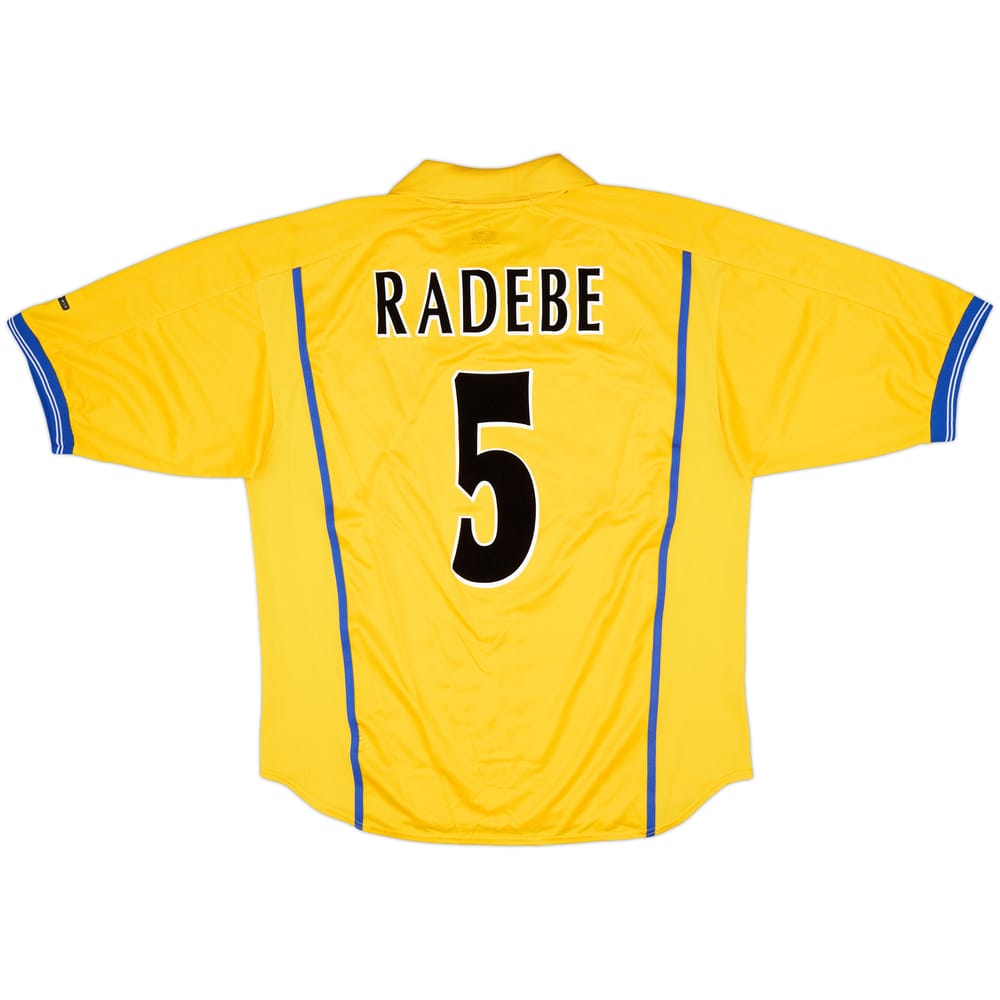 2000-02 Leeds United Away Shirt Radebe #5 - 8/10 - (L)