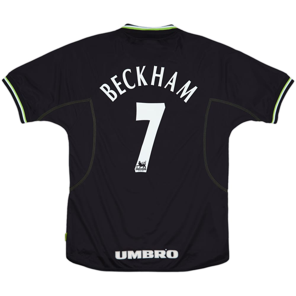 1998-99 Manchester United Third Shirt Beckham #7 - 9/10 - (XL)