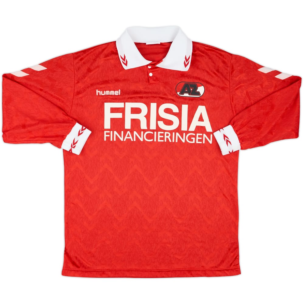 1996-98 AZ Alkmaar Match Issue Home L/S Shirt #7