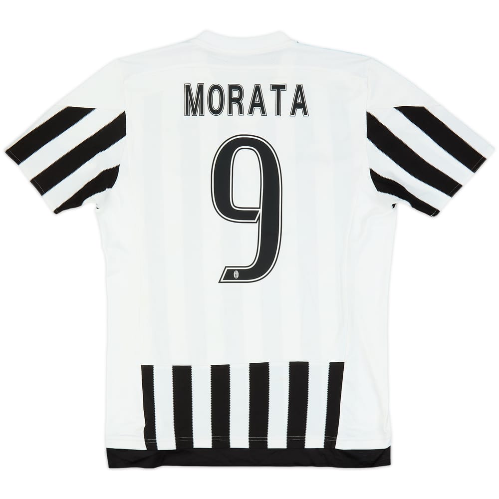 2015-16 Juventus Home Shirt Morata #9 - 6/10 - (M)