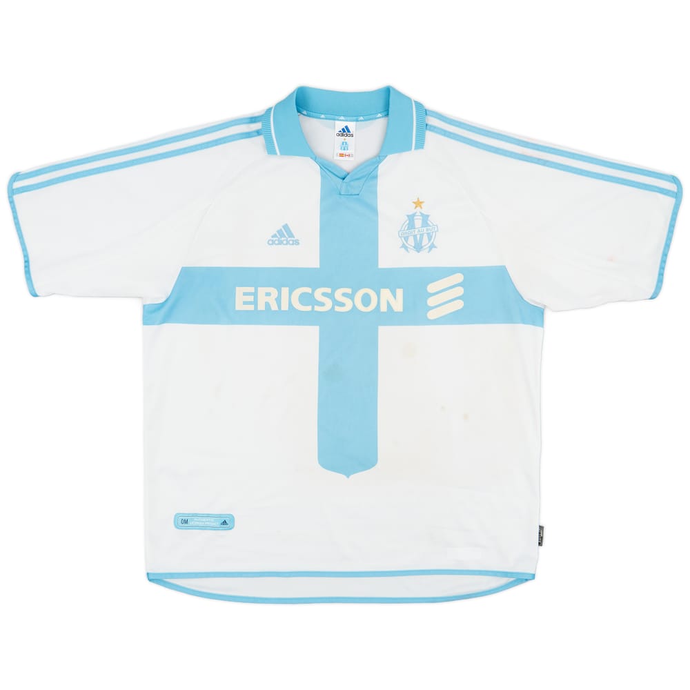 2000-01 Olympique Marseille Home Shirt - 5/10 - (XL)