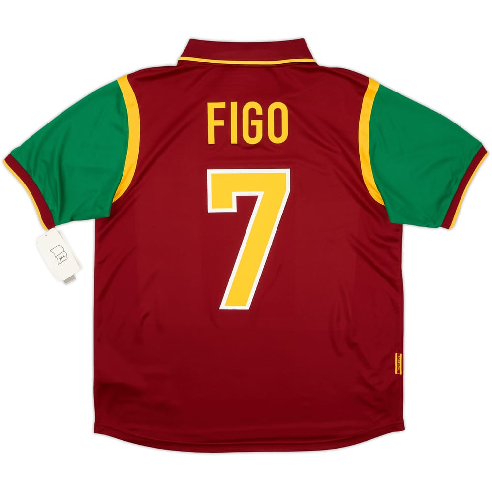2008-09 Portugal '1998' Retro Home Shirt Figo #7 (M)