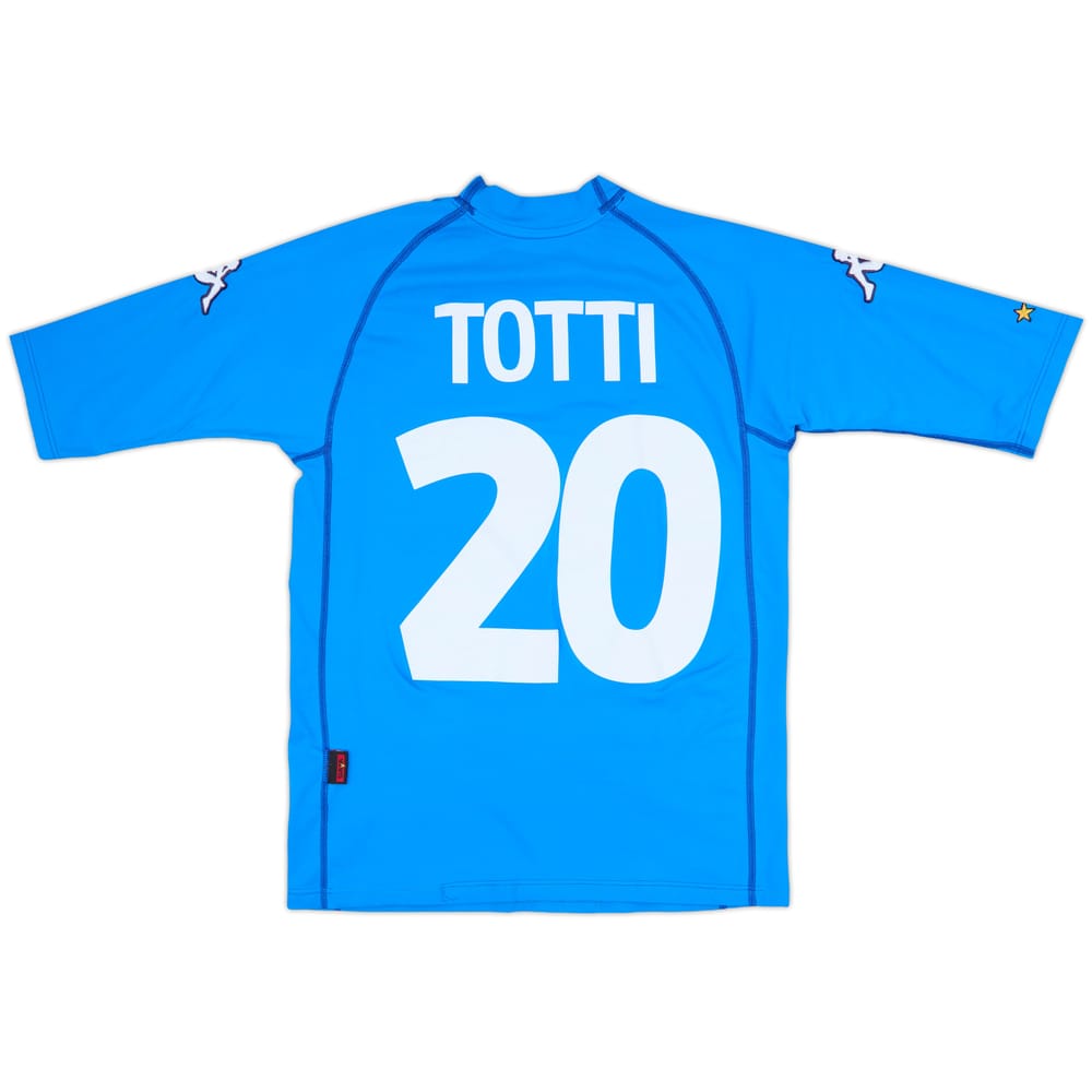 2000-01 Italy Home Shirt Totti #20 - 6/10 - (M)