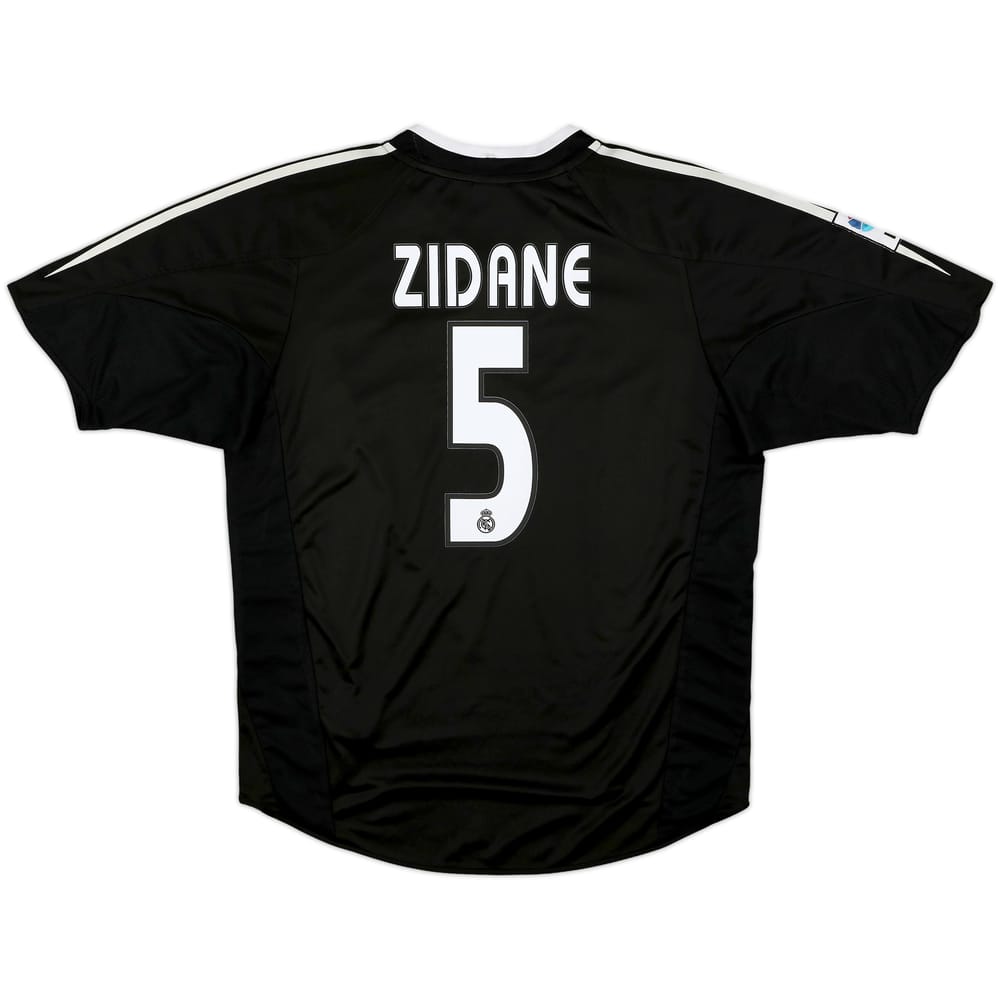 2004-05 Real Madrid Away Shirt Zidane #5 - 8/10 - (M)