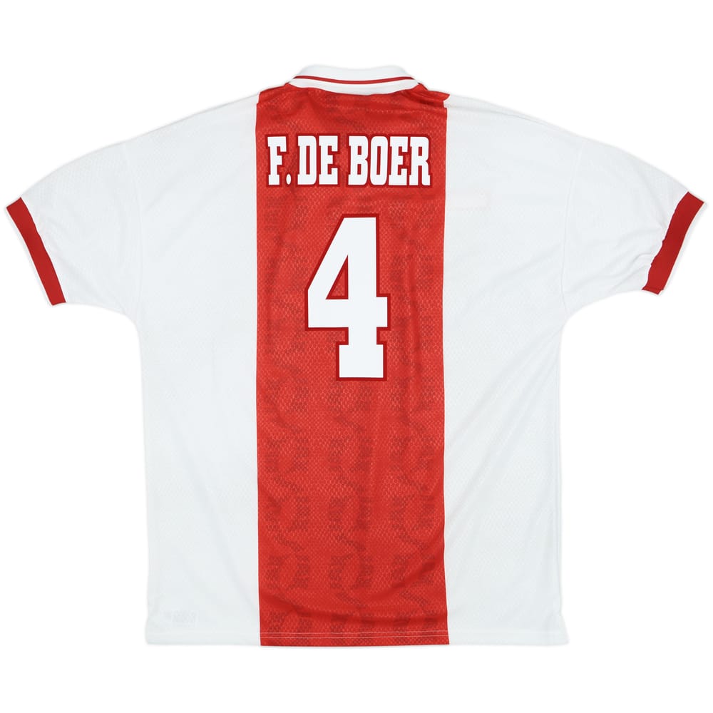 1998-99 Ajax Home Shirt F.De Boer #4 (XL)