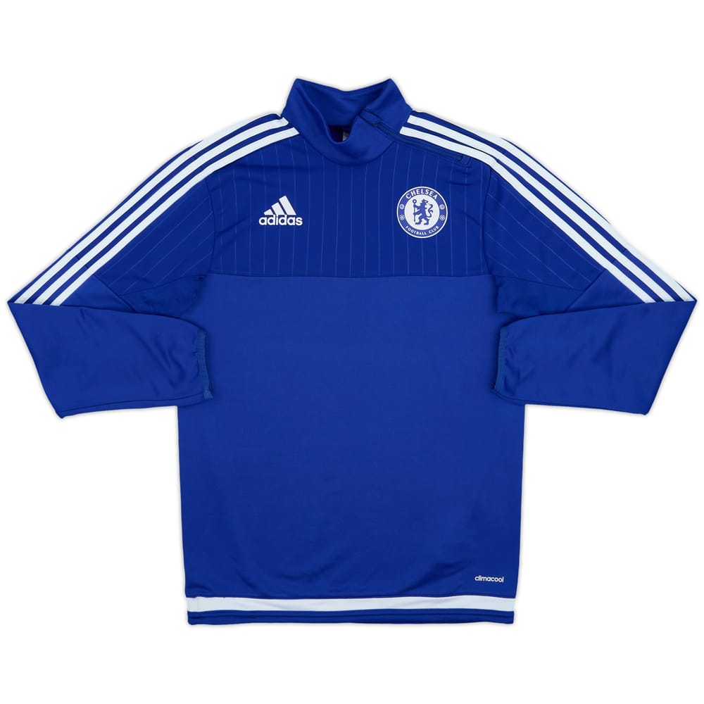 2015-16 Chelsea adidas 1/4 Zip Drill Top - 8/10 - (XS)