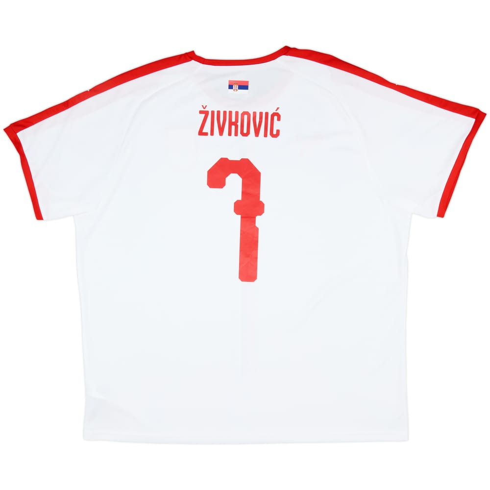 2018-20 Serbia Away Shirt Zivkovic #7 - 7/10 - (3XL)